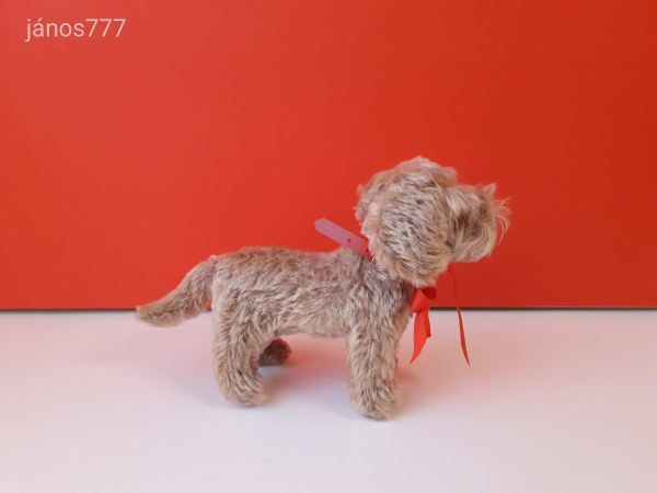 Eredeti STEIFF kutya plüss TACSKÓ 24 cm antik STEIFF Dachshund Dog kabala figura !! EXTRA !!