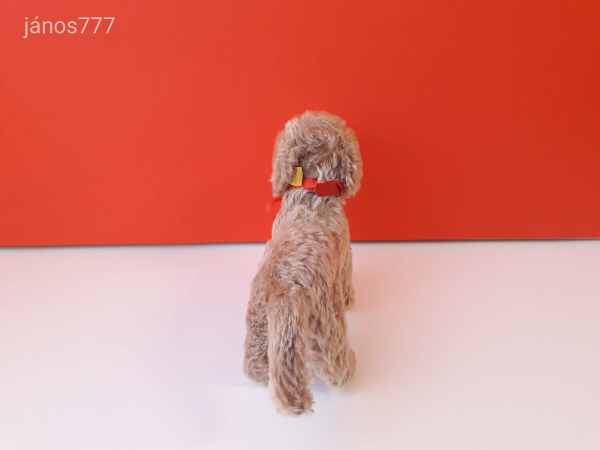 Eredeti STEIFF kutya plüss TACSKÓ 24 cm antik STEIFF Dachshund Dog kabala figura !! EXTRA !!