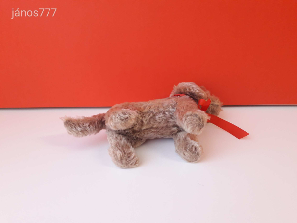 Eredeti STEIFF kutya plüss TACSKÓ 24 cm antik STEIFF Dachshund Dog kabala figura !! EXTRA !!