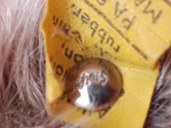 Eredeti STEIFF kutya plüss TACSKÓ 24 cm antik STEIFF Dachshund Dog kabala figura !! EXTRA !!