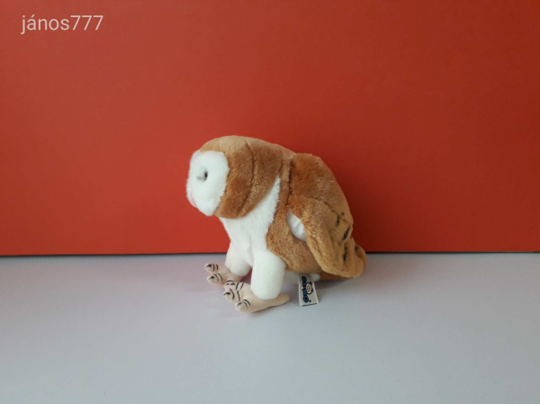 Eredeti Semo BAGOLY plüss madár gyöngybagoly kabala figura 19 cm-es ! EXTRA ! ÉLETHŰ !!
