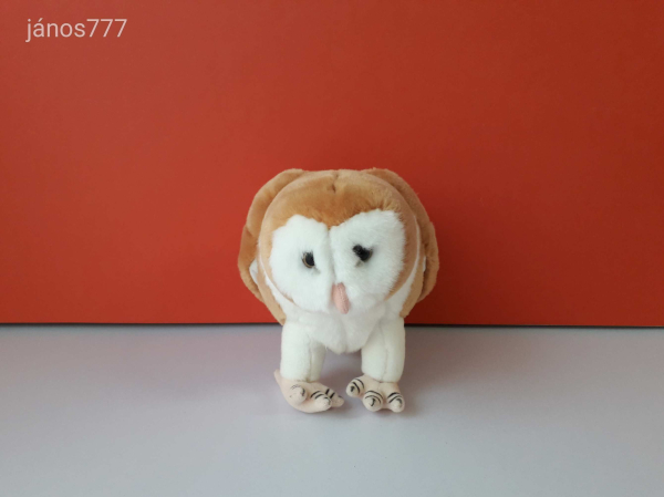 Eredeti Semo BAGOLY plüss madár gyöngybagoly kabala figura 19 cm-es ! EXTRA ! ÉLETHŰ !!