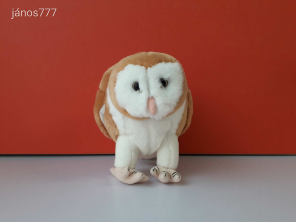 Eredeti Semo BAGOLY plüss madár gyöngybagoly kabala figura 19 cm-es ! EXTRA ! ÉLETHŰ !!