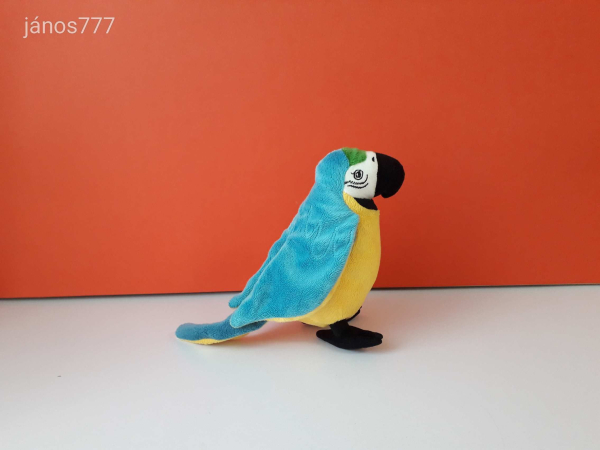 IKEA PAPAGÁJ plüss madár különlegesség 24 x 22 cm-es plüss madár kabala figura !!