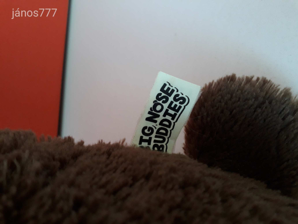 Eredeti BIG NOSE BUDDIES maci medve plüss mackó plüssmackó kabala figura Óriás 35 cm-es EXTRA