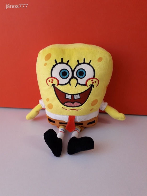 Eredeti Nickelodeon Sponge Bob Spongyabob Spongya Bob plüss kabala figura 30 cm-es ! EXTRA !!