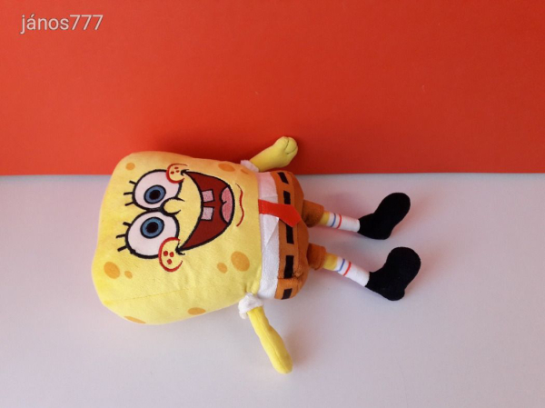 Eredeti Nickelodeon Sponge Bob Spongyabob Spongya Bob plüss kabala figura 30 cm-es ! EXTRA !!