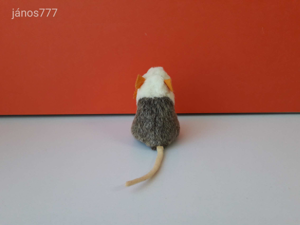 EGÉR plüss rágcsáló kabala figura 10 cm-es plüssfigura EXTRA !! ÉLETHŰ !!