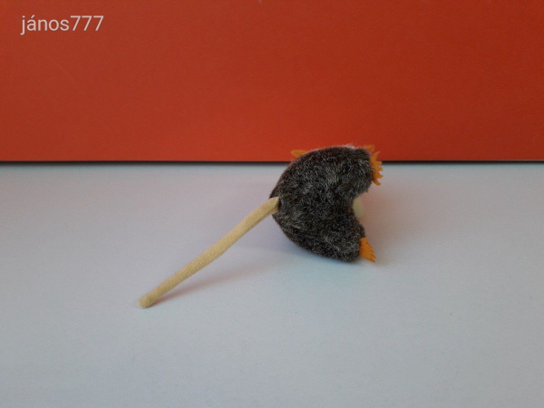 EGÉR plüss rágcsáló kabala figura 10 cm-es plüssfigura EXTRA !! ÉLETHŰ !!