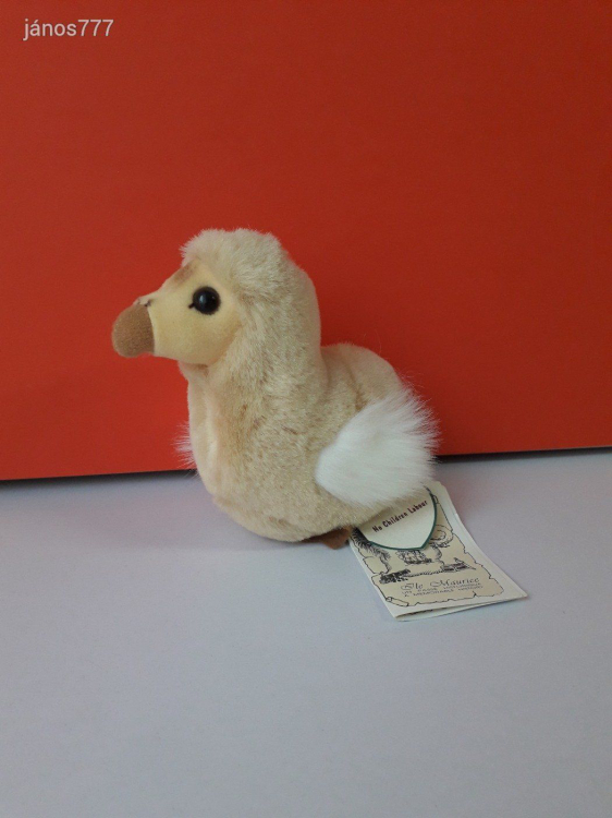 Eredeti MAURITIUS DODÓ madár plüss Dodo kabala figura ! EXTRA ! ÉLETHŰ !!!