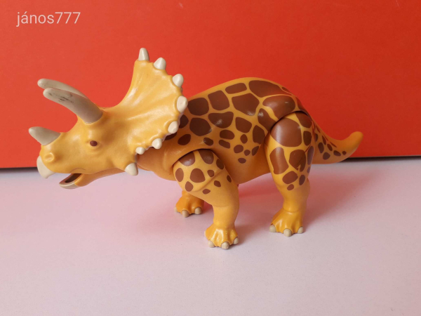 Eredeti Playmobil Triceratops állatfigura ! 22x10cm