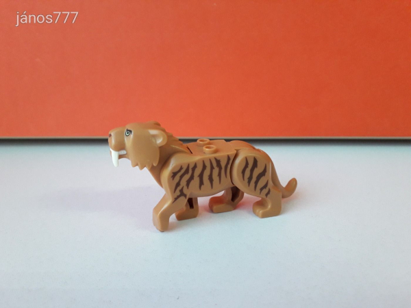 Eredeti LEGO Kardfogú tigris állatfigura !! EXTRA !!