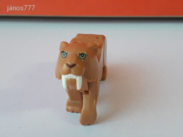 Eredeti LEGO Kardfogú tigris állatfigura !! EXTRA !!