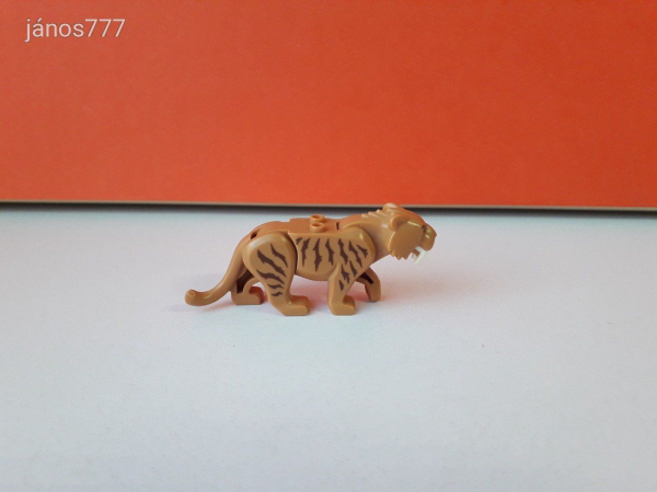 Eredeti LEGO Kardfogú tigris állatfigura !! EXTRA !!