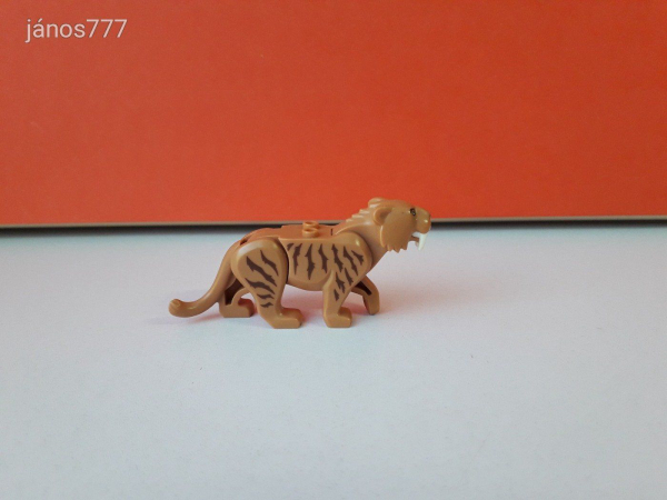 Eredeti LEGO Kardfogú tigris állatfigura !! EXTRA !!
