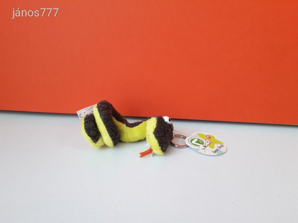 Eredeti NICI KÍGYÓ plüss kabala figura !! 10 cm-es NICI kulcstartó !! EXTRA !!