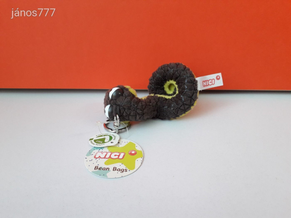 Eredeti NICI KÍGYÓ plüss kabala figura !! 10 cm-es NICI kulcstartó !! EXTRA !!
