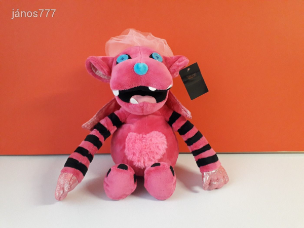 Eredeti THE MASKED SINGER - AZ ÁLARCOS ÉNEKES SZÖRNY plüss kabala figura 38 cm KÜLÖNLEGESSÉG EXTRA