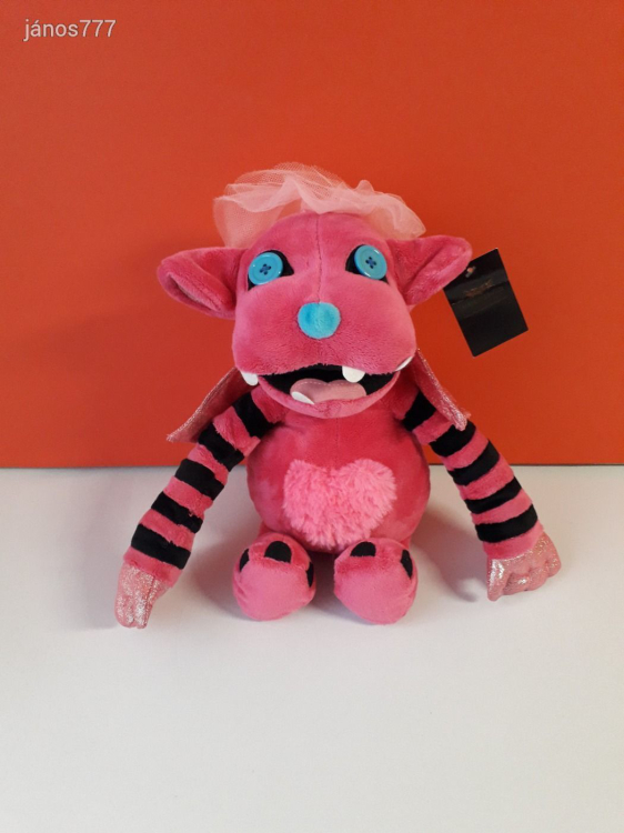 Eredeti THE MASKED SINGER - AZ ÁLARCOS ÉNEKES SZÖRNY plüss kabala figura 38 cm KÜLÖNLEGESSÉG EXTRA