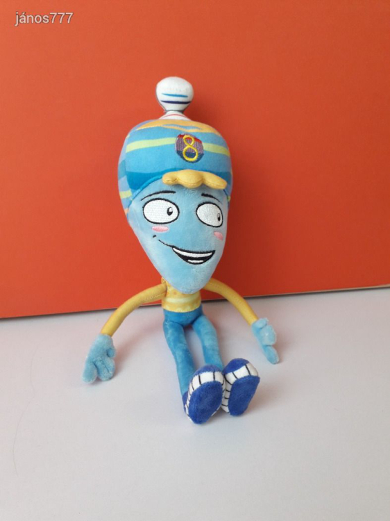 Eredeti OTTAVIO BIOVIIIx Nápoly Gyógyszergyártó vállalat plüss kabala figura !! 37 cm-es !! EXTRA !!