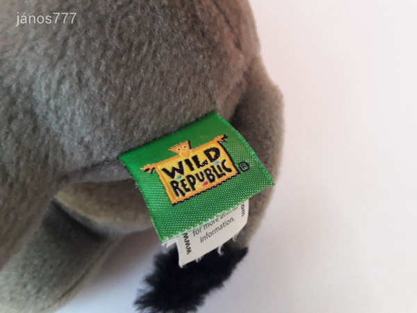 Eredeti Wild Republic ORRSZARVÚ plüss kabala figura ! Nagy 37 cm-es plüssfigura ! EXTRA ! ÉLETHŰ !!!