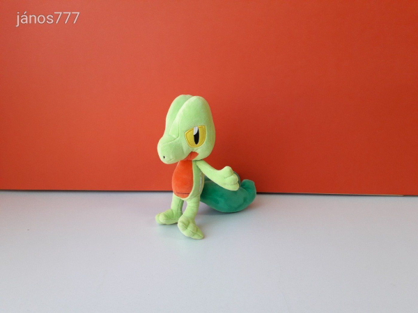 Nintendo POKÉMON TREECKO plüss kabala figura 23 cm-es Pokemon plüssfigura ! EXTRA !!!