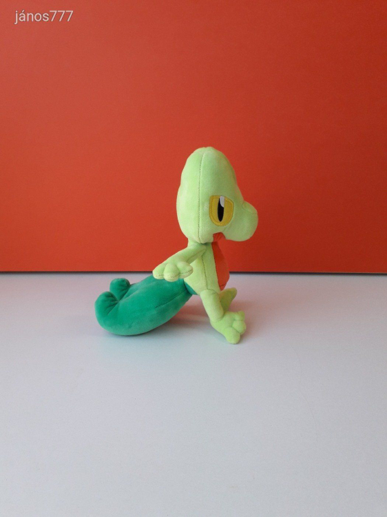 Nintendo POKÉMON TREECKO plüss kabala figura 23 cm-es Pokemon plüssfigura ! EXTRA !!!