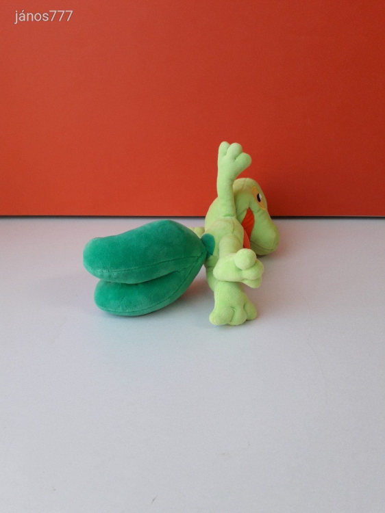 Nintendo POKÉMON TREECKO plüss kabala figura 23 cm-es Pokemon plüssfigura ! EXTRA !!!