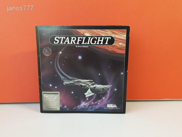 Eredeti Electronic Arts StarFlight PC játék !!  IBM Tandy 5,25" lemezekkel !