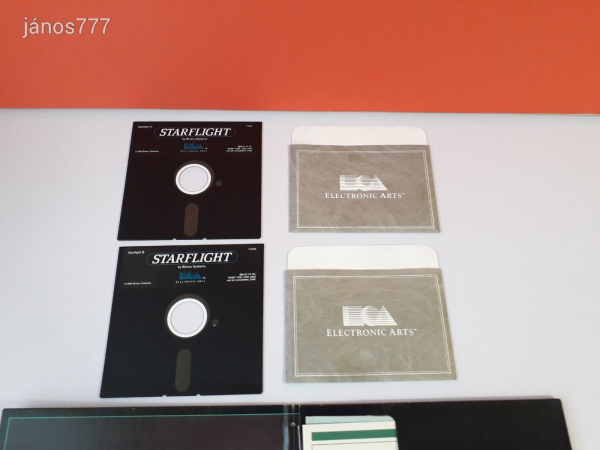 Eredeti Electronic Arts StarFlight PC játék !!  IBM Tandy 5,25" lemezekkel !