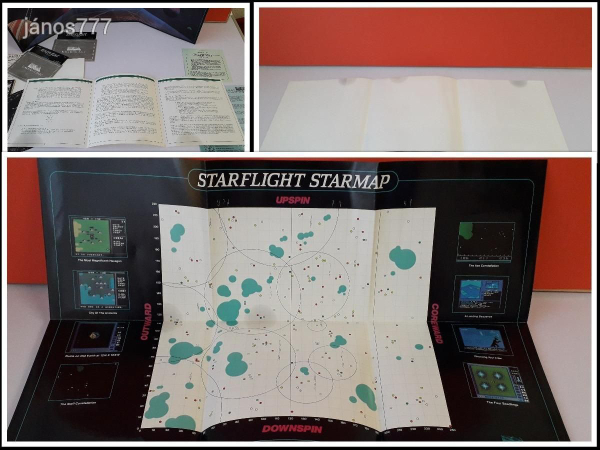 Eredeti Electronic Arts StarFlight PC játék !!  IBM Tandy 5,25" lemezekkel !