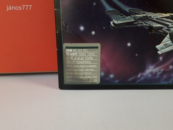 Eredeti Electronic Arts StarFlight PC játék !!  IBM Tandy 5,25" lemezekkel !