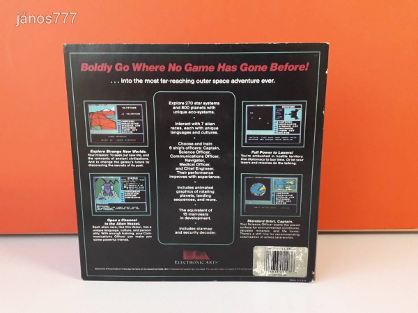 Eredeti Electronic Arts StarFlight PC játék !!  IBM Tandy 5,25" lemezekkel !