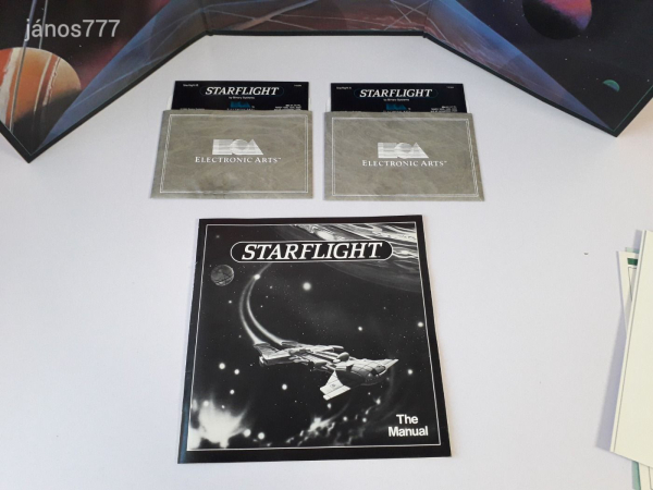 Eredeti Electronic Arts StarFlight PC játék !!  IBM Tandy 5,25" lemezekkel !