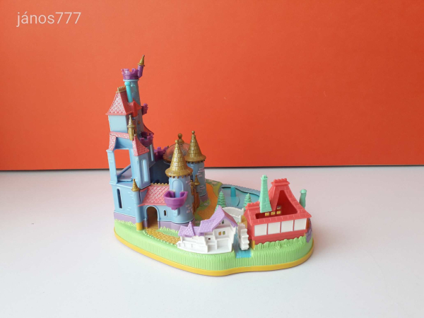 Bluebird 1997 Polly Pocket Disney Beauty and the Beast Szépség és a Szörnyeteg kastéy ház !!