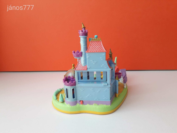 Bluebird 1997 Polly Pocket Disney Beauty and the Beast Szépség és a Szörnyeteg kastéy ház !!