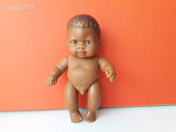 Eredeti Paola Reina újszülött fiú játékbaba 21 cm-es csecsemő baba ! EXTRA
