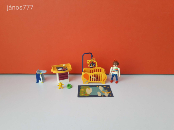 Eredeti Playmobil Babaszoba készlet lakás épület kiegészítő csomag !! Playmobil 3207