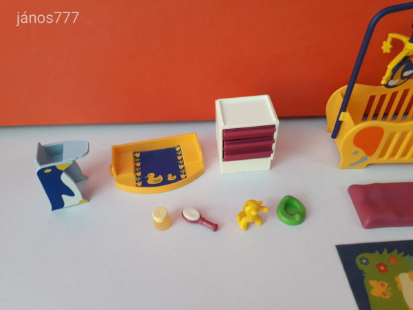 Eredeti Playmobil Babaszoba készlet lakás épület kiegészítő csomag !! Playmobil 3207