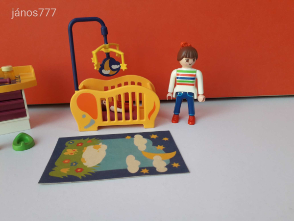 Eredeti Playmobil Babaszoba készlet lakás épület kiegészítő csomag !! Playmobil 3207