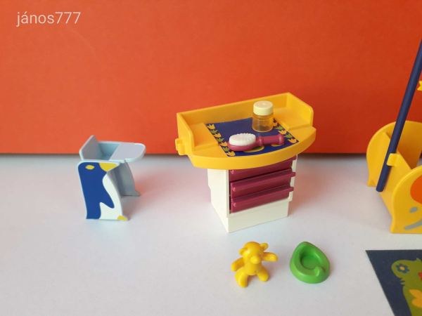 Eredeti Playmobil Babaszoba készlet lakás épület kiegészítő csomag !! Playmobil 3207