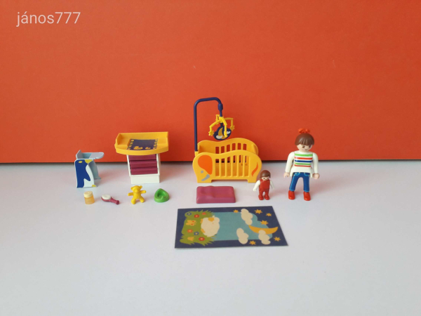Eredeti Playmobil Babaszoba készlet lakás épület kiegészítő csomag !! Playmobil 3207