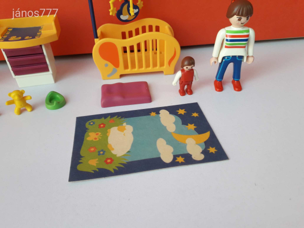 Eredeti Playmobil Babaszoba készlet lakás épület kiegészítő csomag !! Playmobil 3207