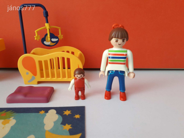 Eredeti Playmobil Babaszoba készlet lakás épület kiegészítő csomag !! Playmobil 3207