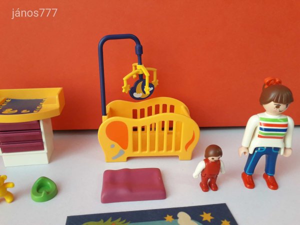 Eredeti Playmobil Babaszoba készlet lakás épület kiegészítő csomag !! Playmobil 3207