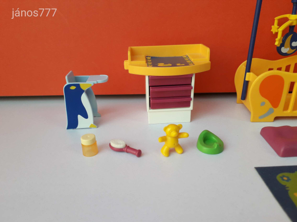 Eredeti Playmobil Babaszoba készlet lakás épület kiegészítő csomag !! Playmobil 3207