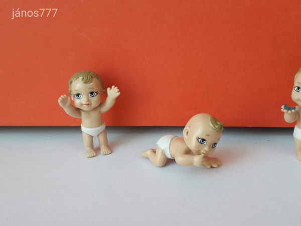 Magic Doll vintage retro kabala figura 3-4 cm-es 5 db pici baba mini baba csomag ! EXTRA !