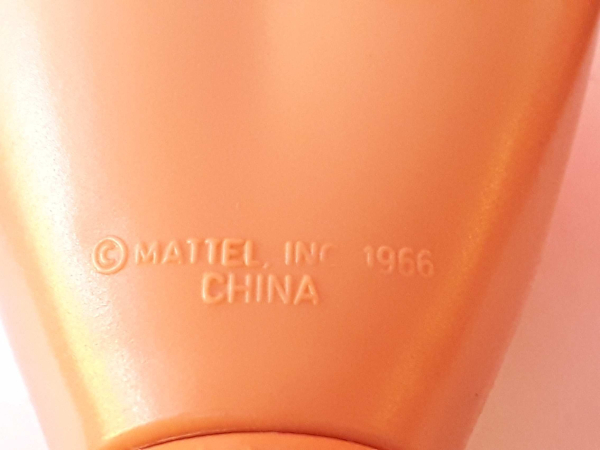 Eredeti Mattel Barbie baba vintage retro játékbaba ! - China 1966 / 1976