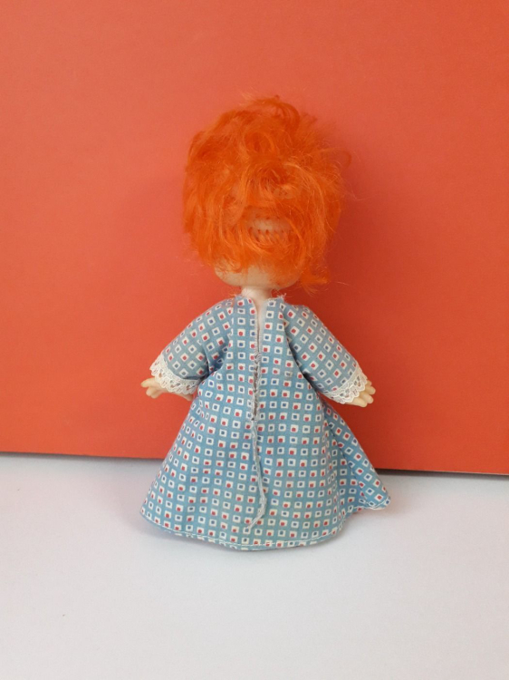 Eredeti EFFE baba vintage retro kabala figura 18 cm-es lány baba ! EXTRA !