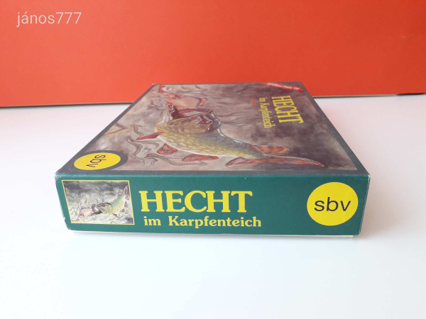 Eredeti Saller & Brunner Hecht im Karpfenteich Csuka a pontytóban társasjáték !! 1990-es kiadás !!
